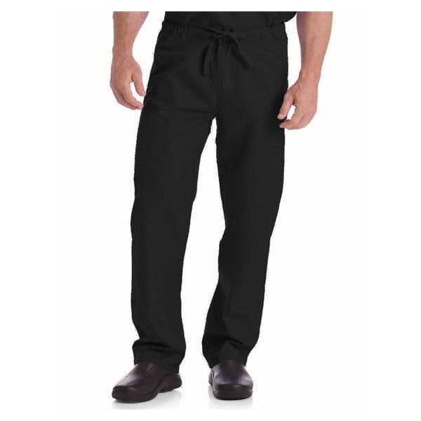 Scrub Pant 2 Pockets Medium Black Unisex Ea