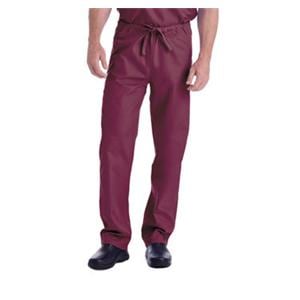 Scrub Pant 2 Pockets 3X Large Wine Unisex Ea