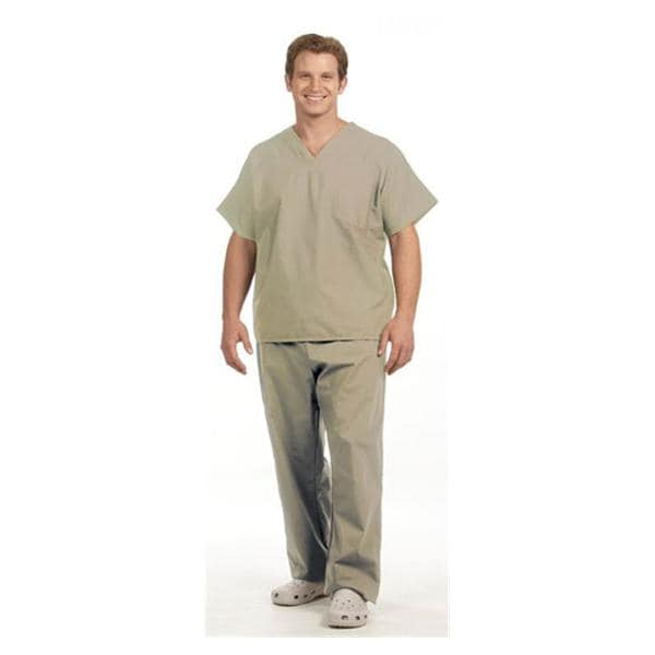 Scrub Pant Large Tan Unisex Ea