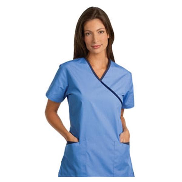 Fashion Seal Scrub Shirt 7002 Womens 4X Large Ceil Blue Ea