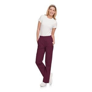 Scrub Pant 4 Pockets Small Wine Womens Ea