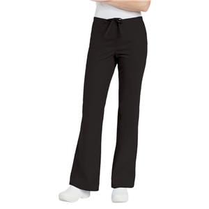 Scrub Pant 65% Polyester / 35% Cotton 5 Pockets X-Large Black Womens Ea