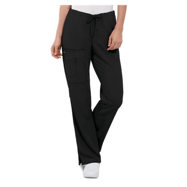 Jockey Scrub Pant 72% Plystr / 21% Rayon / 7% Spndx 4 Pkts Large blck Womens Ea