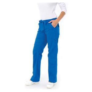 Scrub Pant 55% Cotton / 45% Polyester 6 Pockets X-Large Royal Blue Womens Ea