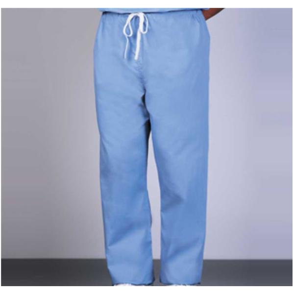 Scrub Pant 55% Cotton / 45% Polyester 1 Pocket Medium Ceil Blue Unisex Ea
