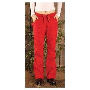 Scrub Pant 55% Cotton / 45% Polyester 6 Pockets 3X Large Ruby Womens Ea