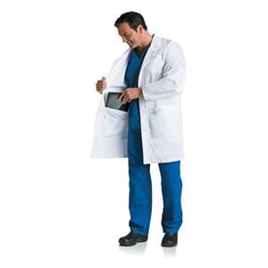 Lab Coat 5 Pockets Long Sleeves White Mens Ea