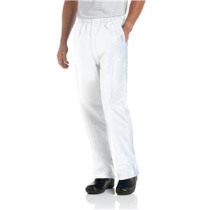 Scrub Pant 8555 Mens 2X Large Tall White Ea