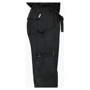 Scrub Pant Multiple Pockets X-Large Black Mens Ea