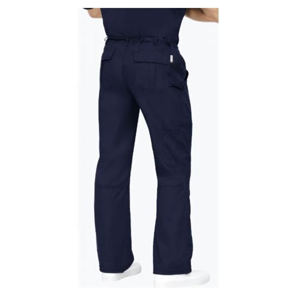 Scrub Pant 55% Cotton / 45% Polyester Multiple Pockets 2X Large Navy Mens Ea