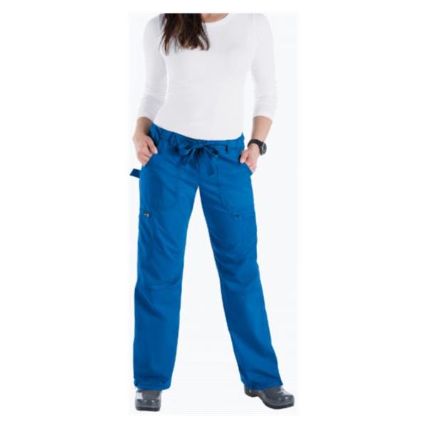 Scrub Pant 55% Cotton / 45% Polyester 6 Pockets X-Small Royal Blue Womens Ea