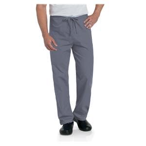 Scrub Pant 65% Polyester / 35% Cotton 2 Pockets Large Steel Grey Unisex Ea
