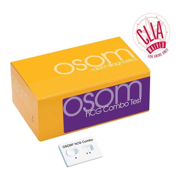 OSOM hCG Combo Cassette Test CLIA Waived 1/Kt