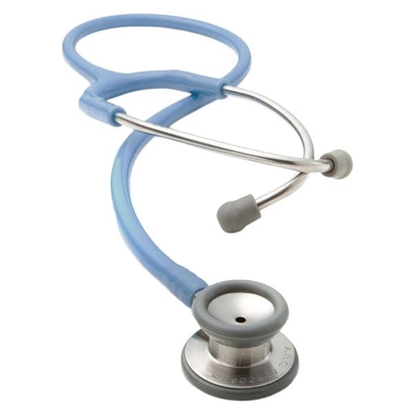 Adscope 604 Acoustic Stethoscope Pediatric Light Blue Single Lumen Tubing Ea