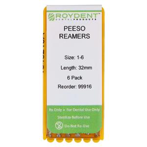 Peeso Reamer 32 mm Size 1-6 6/Bx