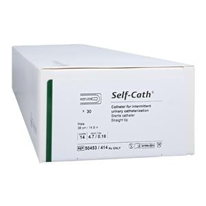 Self-Cath Intermittent Catheter Long Straight Tip PVC 14Fr