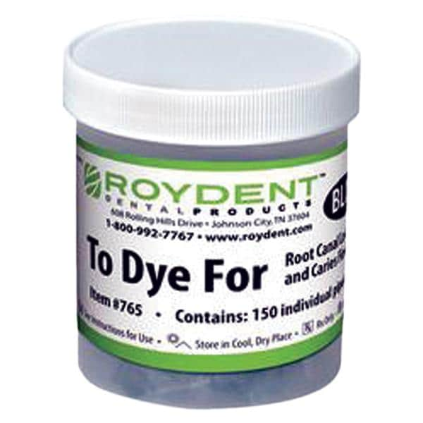 To Dye For Caries Indicator Blue Bulk Package 150/Pk