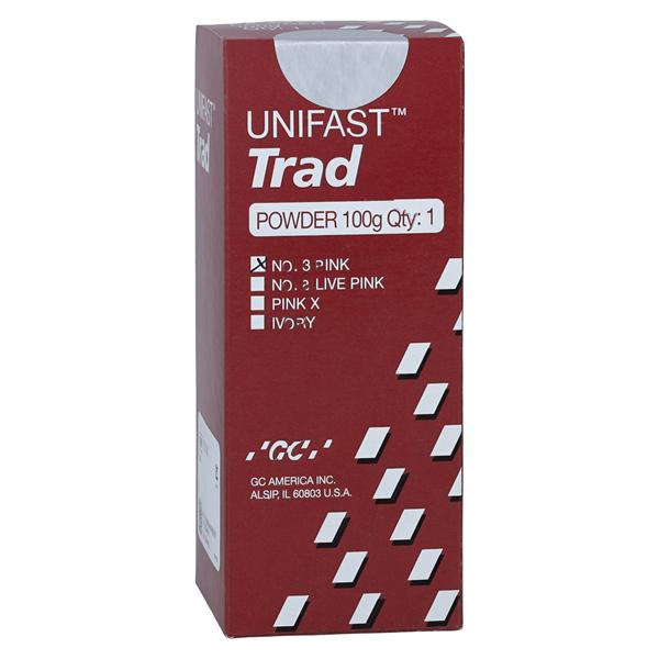 UNIFAST Trad Temporary Material 100 Gm 3 Pink Refill