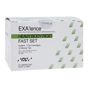 Exa'lence Impression Material Fast Set 48 mL Heavy Body Rigid Refill 4/Pk