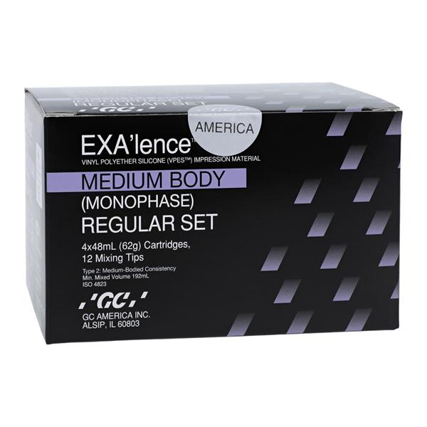 Exa'lence Impression Material Regular Set 48 mL Monophase Refill 4/Pk