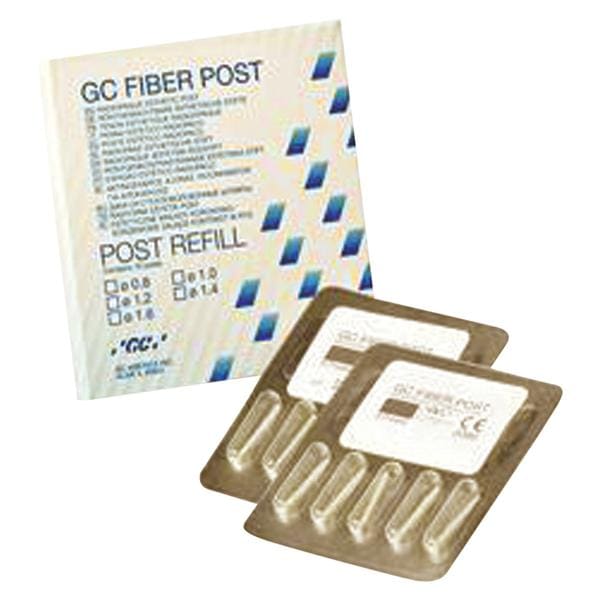 GC Fiber Post Fiber Posts Refill 0.8 mm 10/Bx