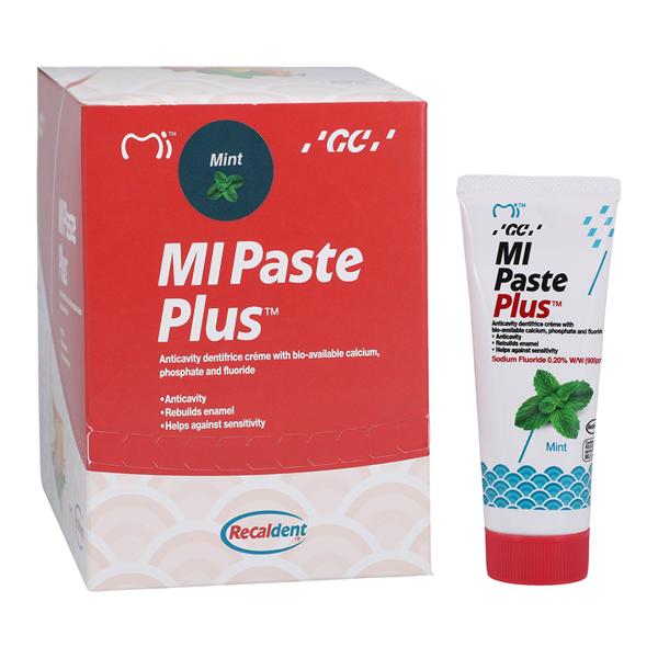 MI Paste Plus Tooth Topical Crome 40 Gm Mint Tube 0.2% Sodium Fluoride 10/Bx