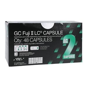 GC Fuji II LC Glass Ionomer Capsule B4 Refill 48/Bx