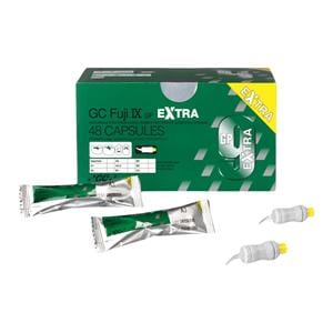 GC Fuji IX GP EXTRA Glass Ionomer Capsule A1 Refill 48/Bx