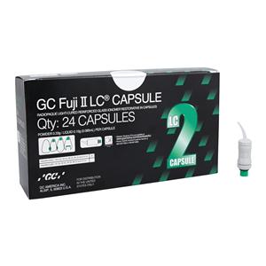 GC Fuji II LC Glass Ionomer Capsule Dark Assorted Refill Package 24/Bx