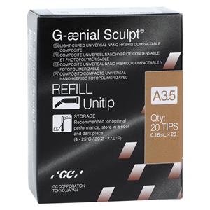 G-aenial Sculpt Universal Composite A3.5 Unitip Refill 20/Pk