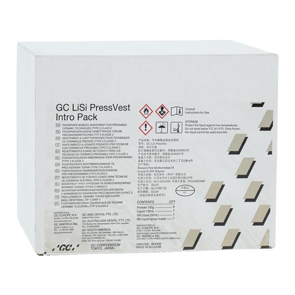 LiSi PressVest Pressable Ceramic Phosphate Bonded Ea