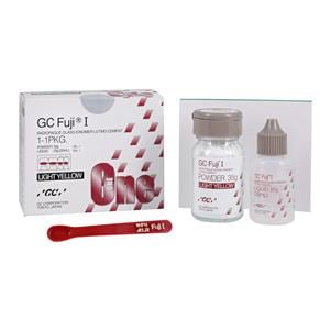 GC Fuji I Glass Ionomer Luting Cement Light Yellow 1:1 Package Ea
