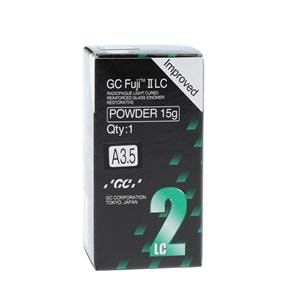 GC Fuji II LC Glass Ionomer Powder A3.5 Refill 15gm/Ea