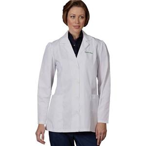 Lab Coat 3 Pockets Long Sleeves 35 in 3X Large White Womens Ea