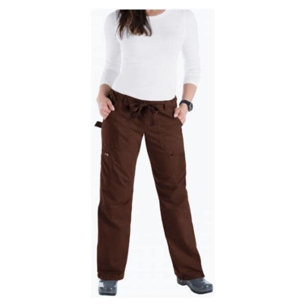 Scrub Pant 6 Pockets Medium Espresso Womens Ea