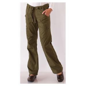 Scrub Pant 55% Cotton / 45% Polyester 6 Pockets X-Large Olive Womens Ea