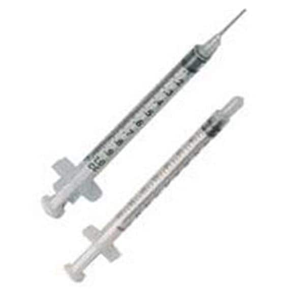 TB Syringe/Needle 26gx1/2" 1cc Detachable Needle Conventional LDS 100/Bx