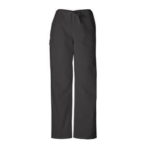 Cherokee Scrub Pant 3 Pockets Medium Black Unisex Ea