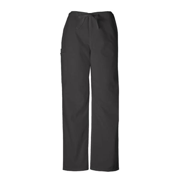 Cherokee Scrub Pant 3 Pockets Medium Black Unisex Ea