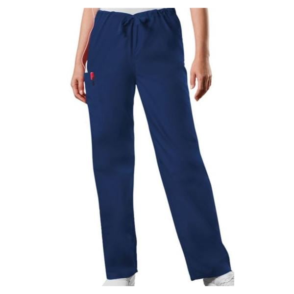 Cherokee Scrub Pant 65% Polyester / 35% Cotton 3 Pockets Medium Navy Unisex Ea