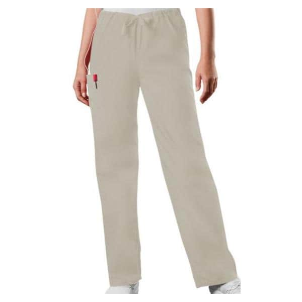 Scrub Pant 3 Pockets Medium Khaki Unisex Ea