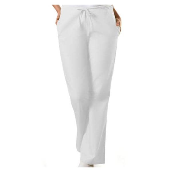 Scrub Pant 3 Pockets Small White Womens Ea