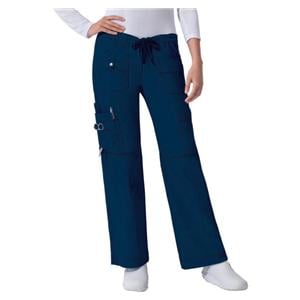 Dickies Scrub Pant Poly/Ctn/Spndx 8 Pockets Small Navy Womens Ea