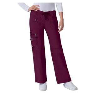 Dickies Scrub Pant 8 Pockets Large Wine Womens Ea