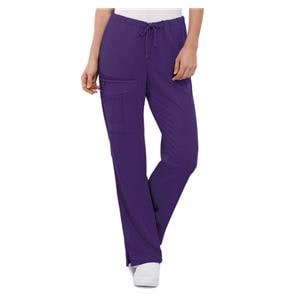 Jockey Scrub Pant 72% Plystr / 21% Rayon / 7% Spndx 4 Pkts X-L Prpl Womens Ea