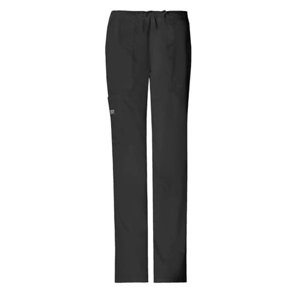 Cherokee Scrub Pant Poly/Ctn/Spndx 4 Pockets Large Black Womens Ea