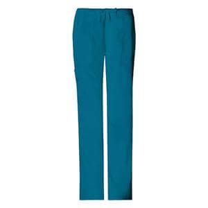 Cherokee Scrub Pant 55% Cot / 42% Plystr / 3% Spndx 4 Pkts Sm Crbbn Bl Womens Ea