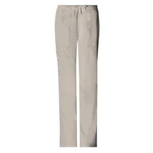 Cherokee Scrub Pant 4 Pockets Medium Khaki Womens Ea