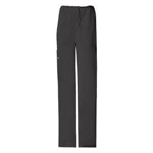 Cherokee Scrub Pant Poly/Ctn/Spndx 4 Pockets 3X Large Black Unisex Ea