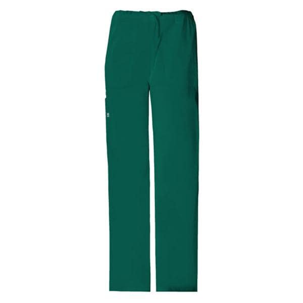 Cherokee Scrub Pant Poly/Ctn/Spndx 4 Pockets X-Small Hunter Unisex Ea